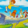 Winnie The Pooh Christopher Robin And Friend paint by number