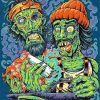 Zombie Cheech And Chong paint by number