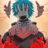 Aesthetic Tomura Shigaraki paint by number