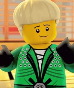 Aesthetic Ninjago Lloyd paint by number