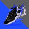 Black And Blue Football Boot paint by number