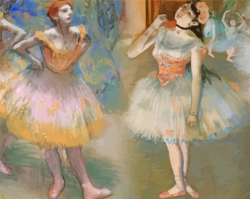 Edgar Degas Dancers Ballet paint by number