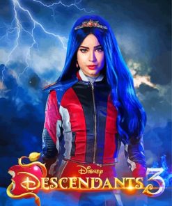 Evie Descendants paint by number