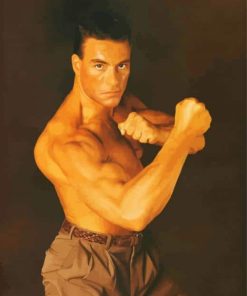 Jean Claude Actor paint by number