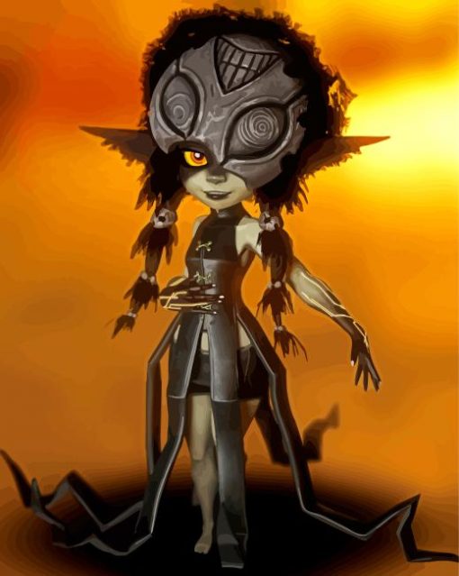 Midna The Legend Of Zelda paint by number