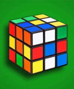 Rubiks Cube paint by number