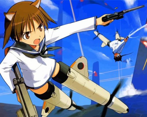 Strike Witches Character paint by number