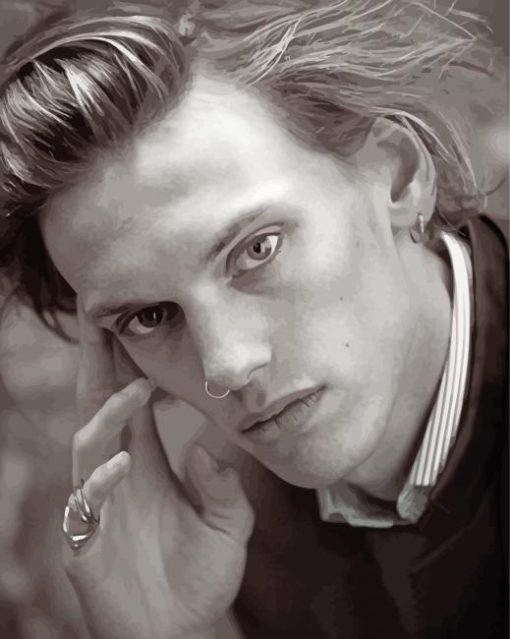 The Actor Jamie Bower paint by number