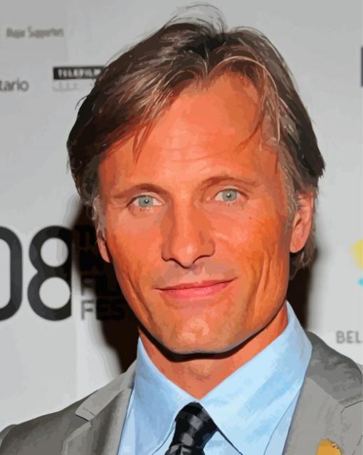 Viggo Mortensen paint by number