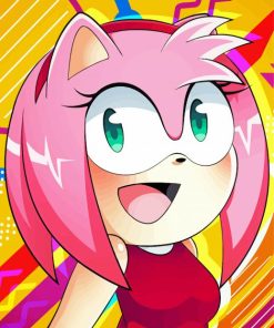 Amy Rose paint by number