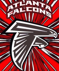 Atlanta Falcons Logo Art paint by number