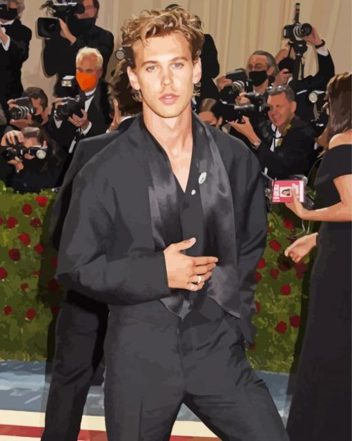 Austin Butler paint by number