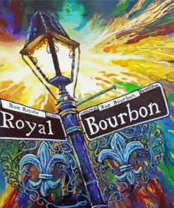 Bourbon Street paint by number