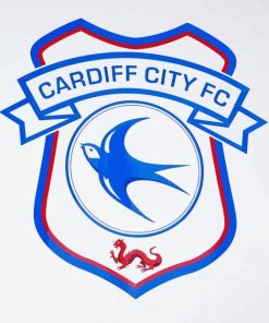 Cardiff City Football Logo paint by number