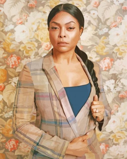 Classy Taraji P Henson paint by number