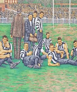 Collingwood Fc Art paint by number