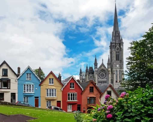 Deck Of Cards Cobh paint by number