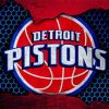 Detroit Pistons Basketball Team paint by number