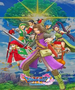 Dragon Quest Poster paint by number