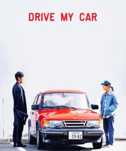 Drive My Car Poster paint by number