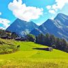 European Mountains Nature paint by number
