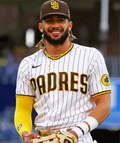 Fernando Tatis Smiling paint by number