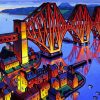 Forth Bridge paint by number
