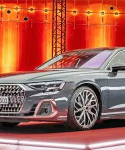 Grey Audi A8 Car paint by number