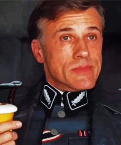 Hans Landa Movie Character paint by number