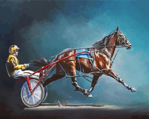 Harness Horse paint by number