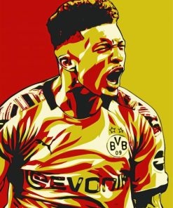 Jadon Sancho paint by number