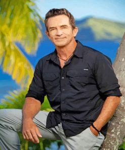 Jeff Probst American Host paint by number