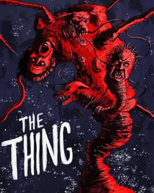 John Carpenter The Thing Film Cover paint by number