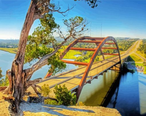 Lake Austin paint by number