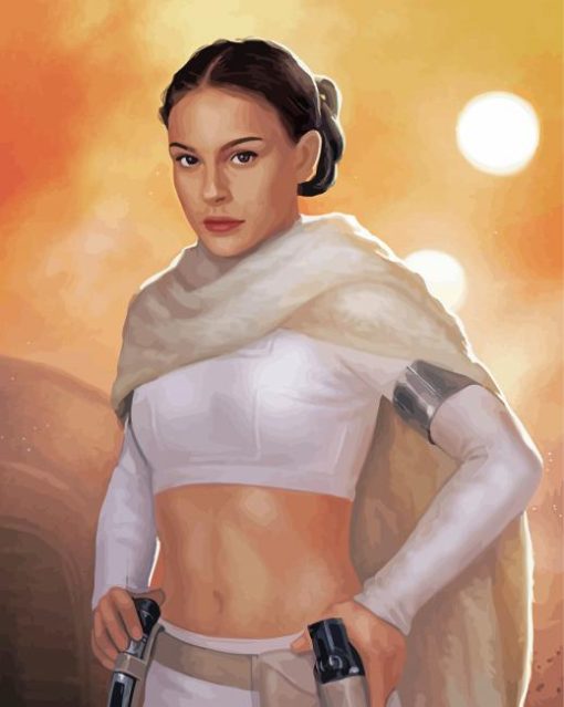 Leader Padme Amidala paint by number