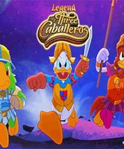 Legend Of The Three Caballeros paint by number