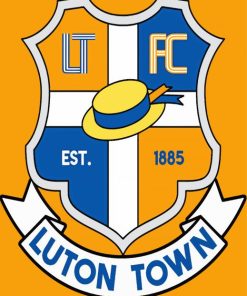 Luton Town Logo paint by number