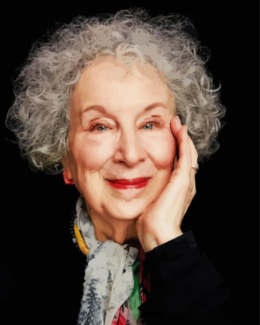 Margaret Atwood paint by number