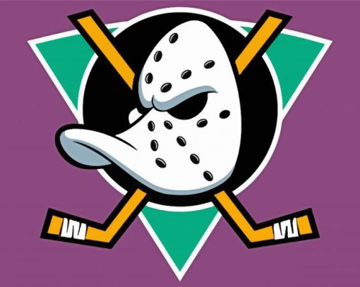 Mighty Ducks Logo paint by number