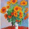 Monet Sunflowers paint by number