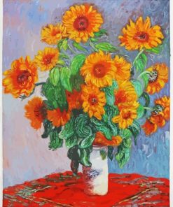 Monet Sunflowers paint by number