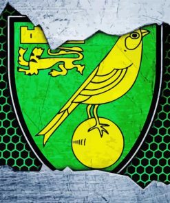 Norwich City Fc Logo paint by number