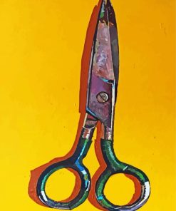 Old Scissor paint by number