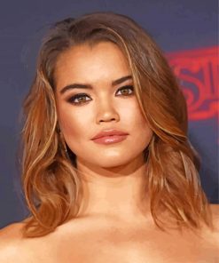 Paris Berelc Actress paint by number