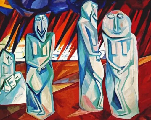 Pillars Of Salt By Natalia Goncharova paint by number