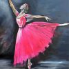 Pink Ballerina paint by number