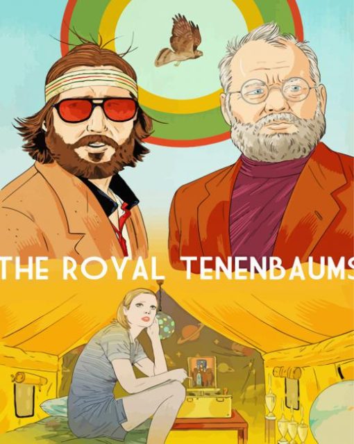 Royal Tenenbaum paint by number