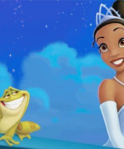 Princess And Frog paint by number