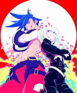 Promare Mad Burnish Anime paint by number