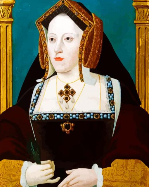 Queen Catherine Of Aragon paint by number